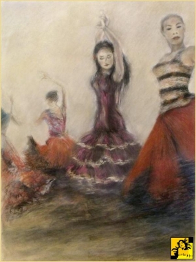 Tańczące flamenco