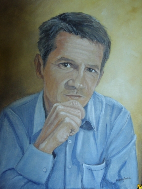 portret  plenerowy