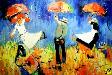Taniec z parasolami