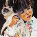 Dziewczynka z kotem