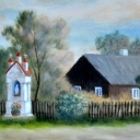 Kapliczka we wsi Kępa w ramie