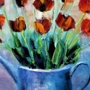 Tulipany w konewce 