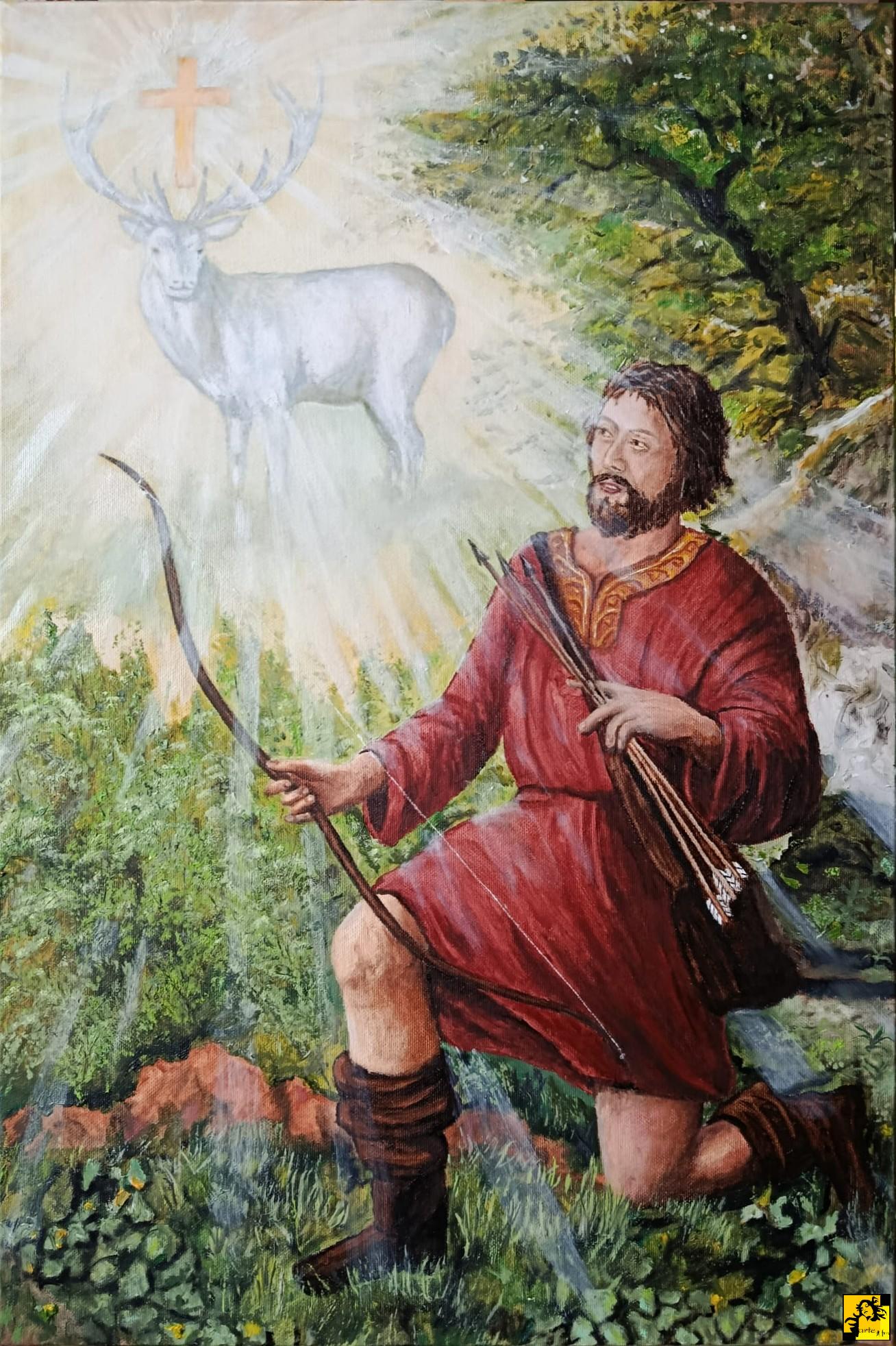 Krzysztof Hałupka: "Święty Hubert" Krzysztof Hałupka: