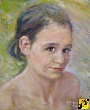 Portret młodej dziewczyny