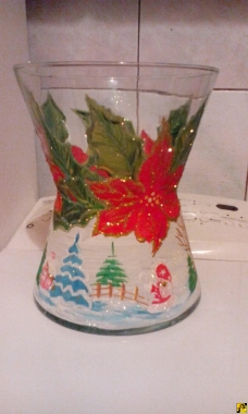 Święta  -wazon 1