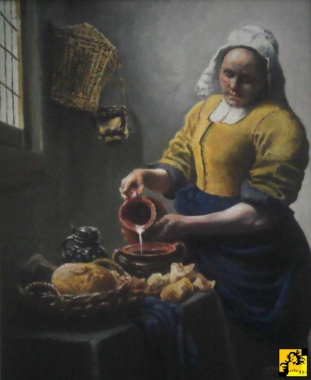 MLECZARKA kopia obrazu Vermeera