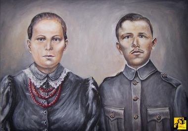 portret dziadków