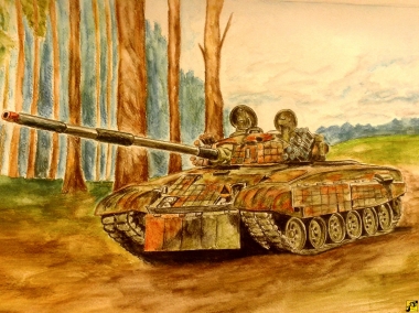 czołg Twardy w kolorze