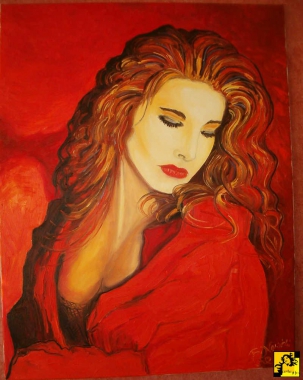 Kobieta w czerwieni