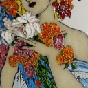Dama z kwiatami