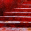 Czerwone schody